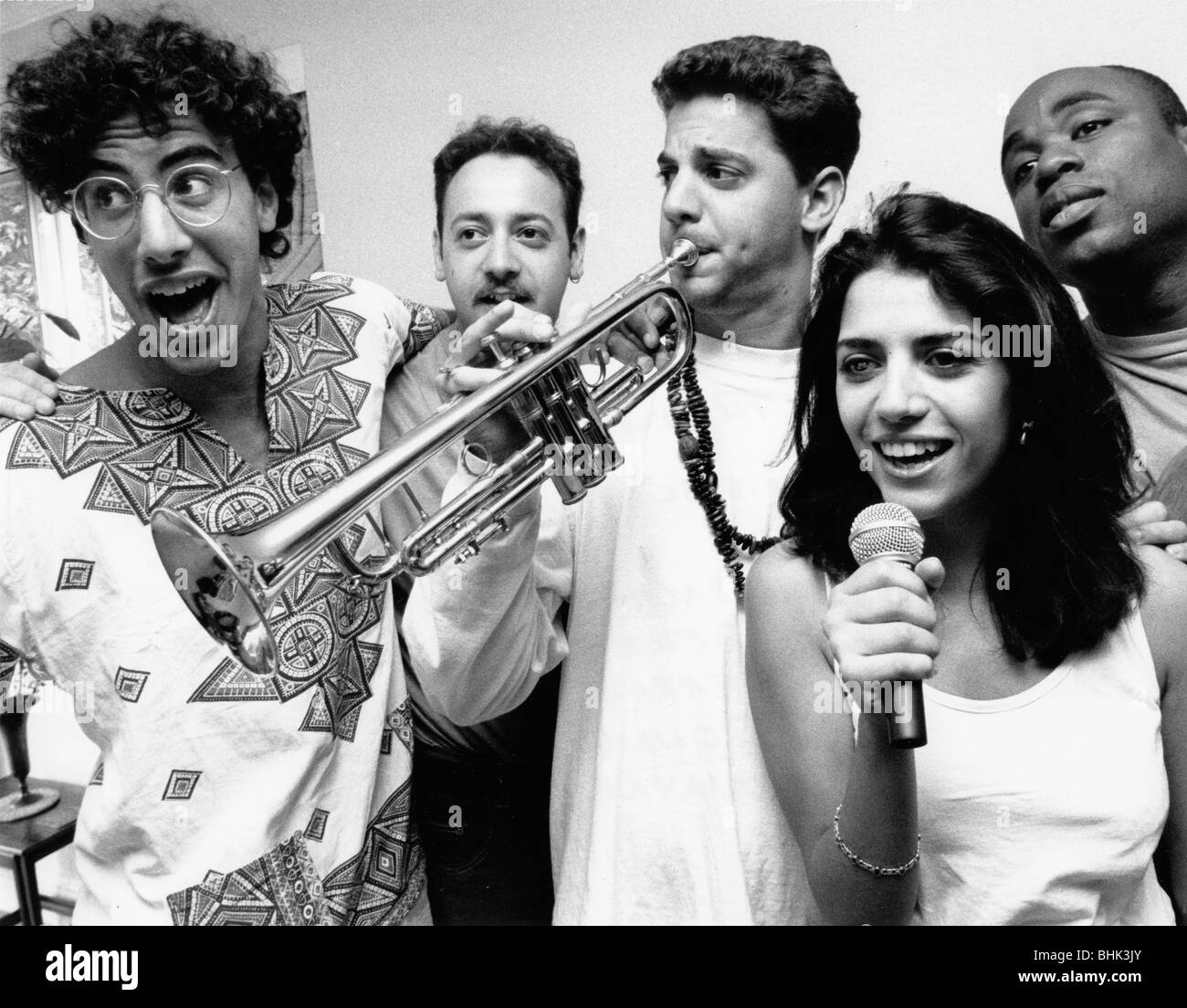 Sacha Baron Cohen, comédien britannique, 1992. Artiste : Inconnu Banque D'Images