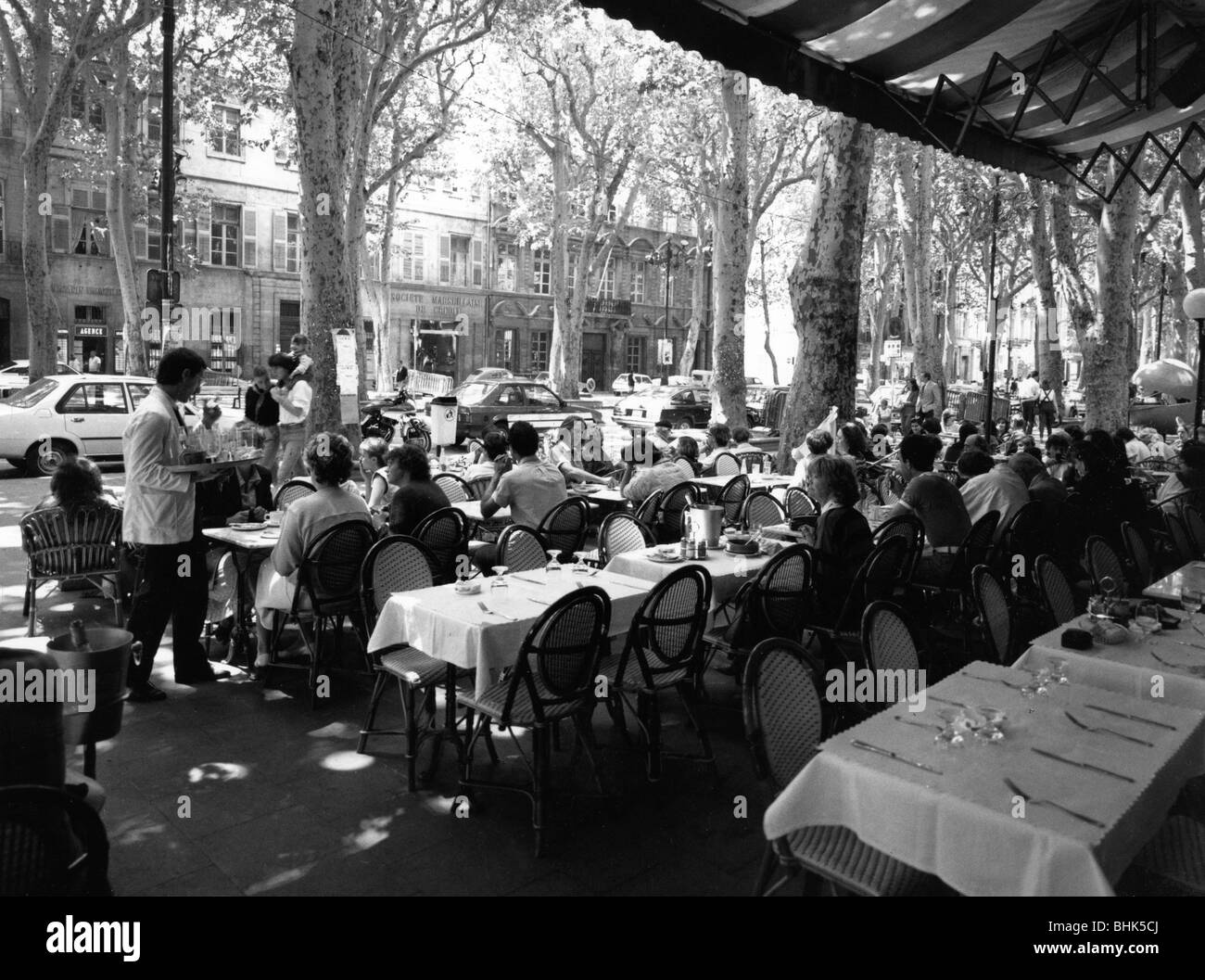 Géographie / voyages, France, Provence, Aix-en-Provence, gastronomie, café les deux Garcons (café de Vincent van Gogh), 1984, Banque D'Images