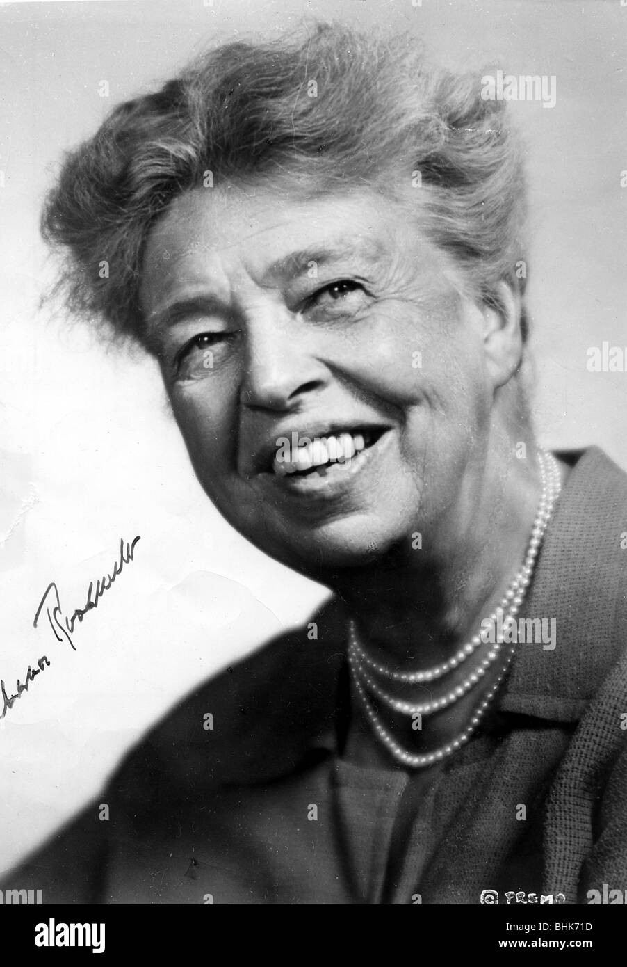 Eleanor Roosevelt (1892-1962), la Première dame américaine. Artiste : Inconnu Banque D'Images