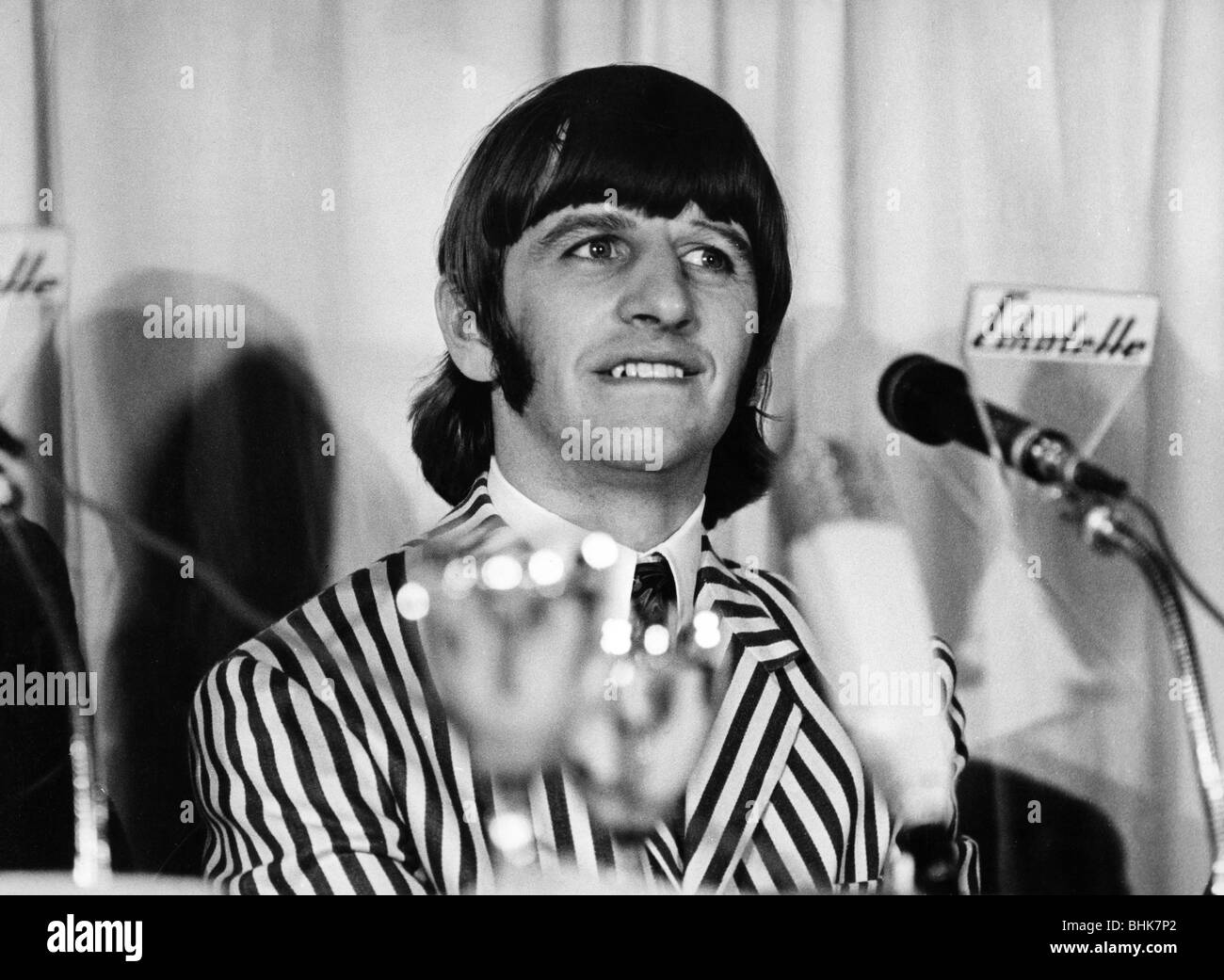 Beatles, 1960 - 1970, groupe rock britannique, Ringo Starr, conférence, « Bravo Blitz Tour », Munich, 24.6.1966, , Banque D'Images