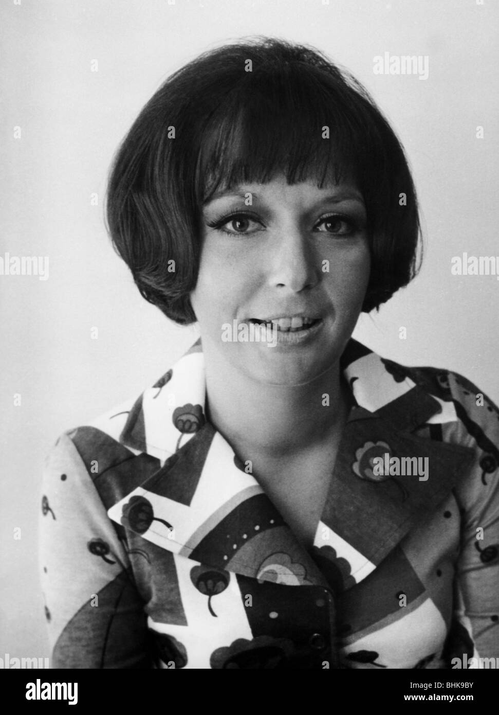 Xander, Brigitte, 27.4.1942 - 24.10.2008, présentateur de presse autrichien, portrait, CA. années 1970, Banque D'Images