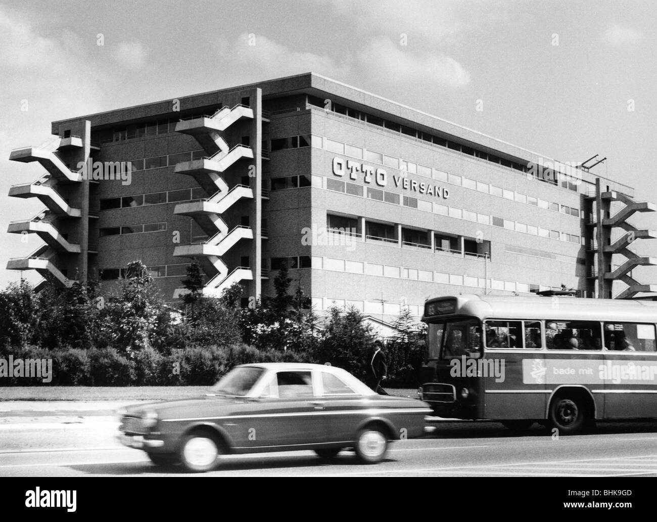 Commerce, société de commerce, société de vente par correspondance, Otto Versand, Wandbeker Strasse, Hambourg, Allemagne, vers 1968, Banque D'Images