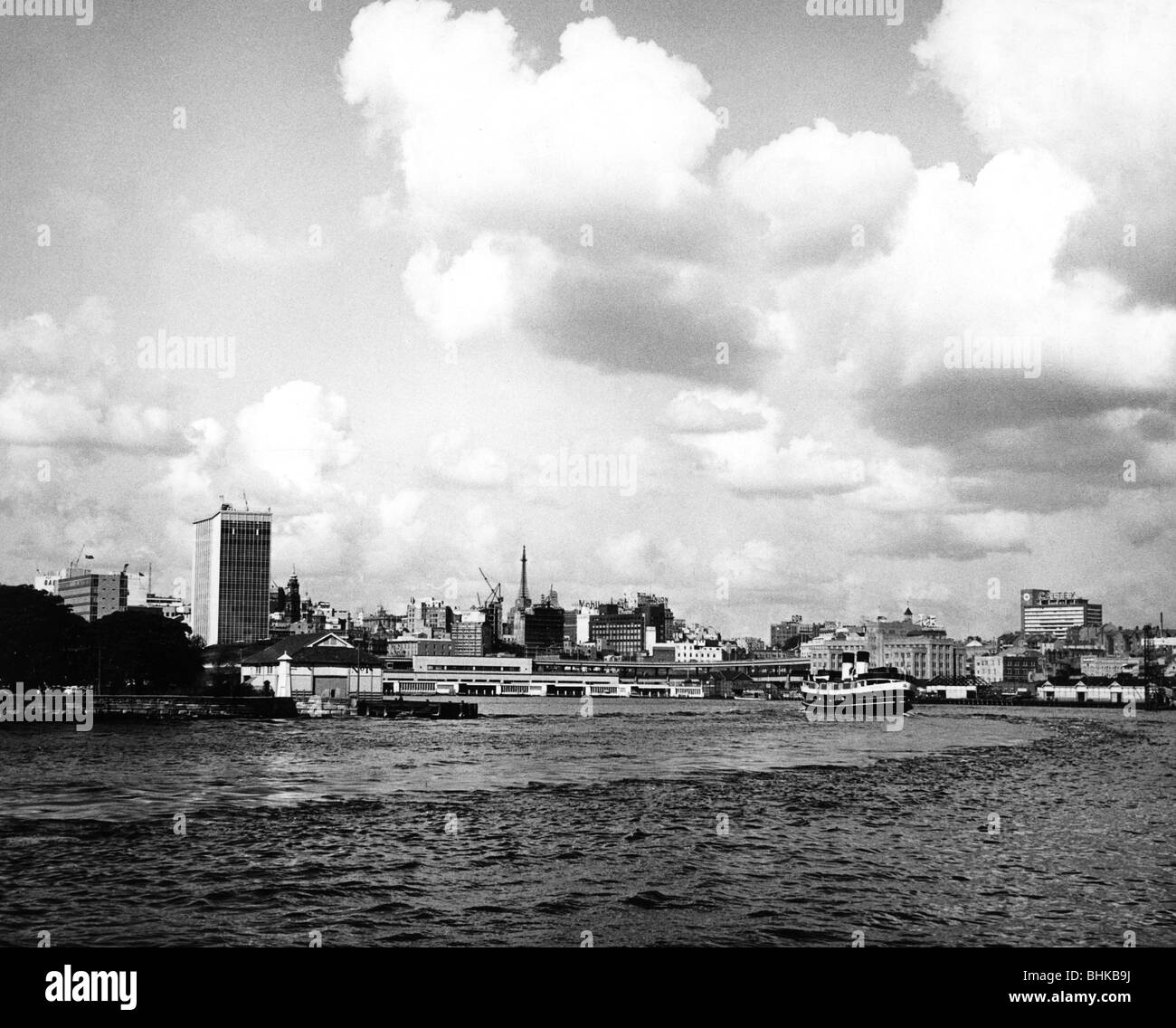 Géographie / voyages, Australie, Sydney, port, Circular Quay, années 60, Banque D'Images