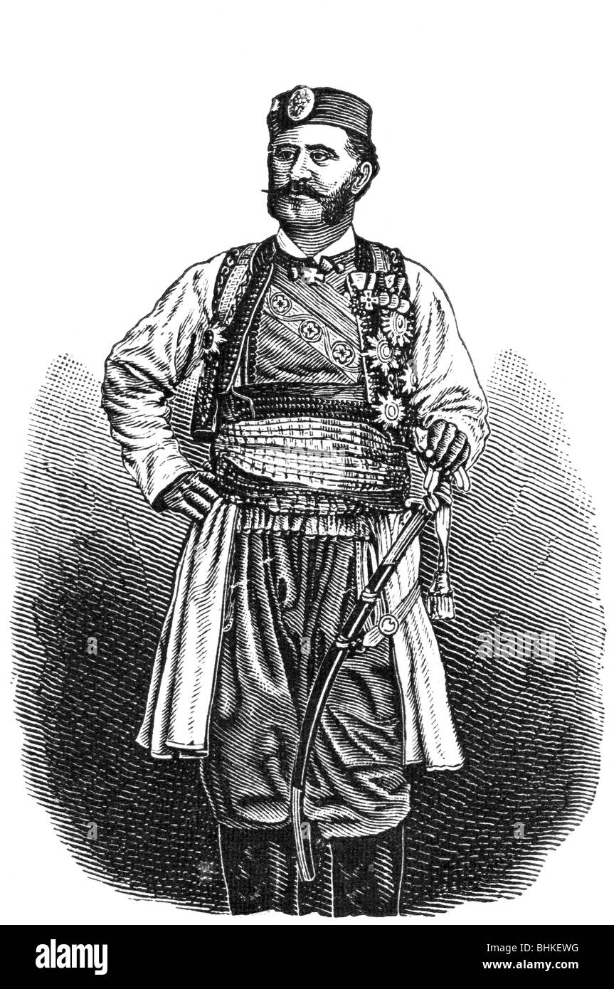 Nicolas I, 25.9.1841 - 1.3.1921, Prince du Monténégro , Banque D'Images