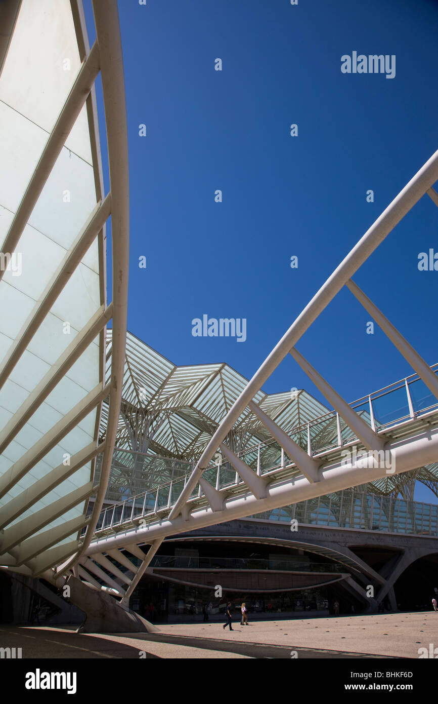 Portugal Lisbonne architecture design moderne dans le centre commercial Vasco da Gama Banque D'Images