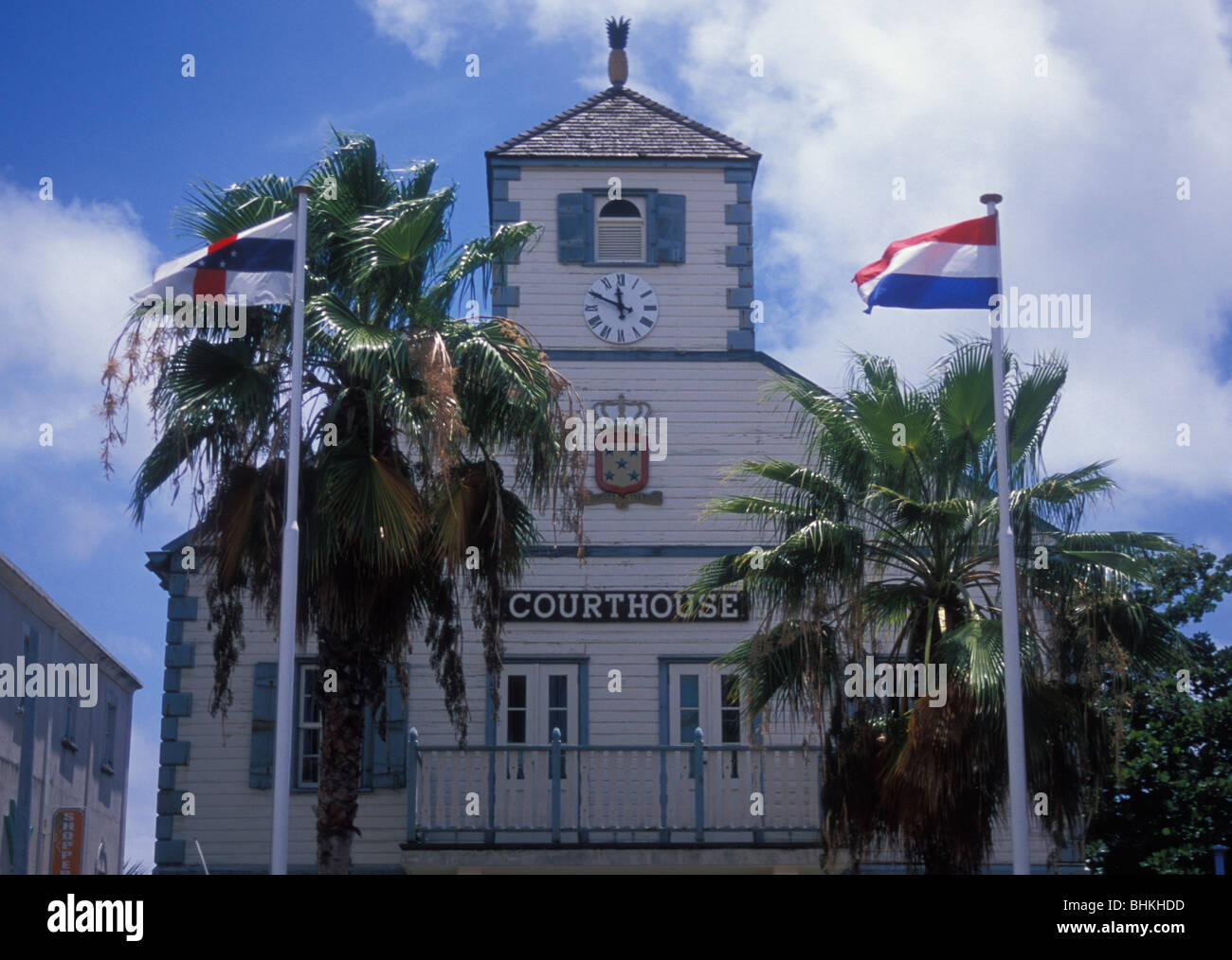 Palais Colonial, Philipsburg, Saint-Martin, Pays-Bas Antilles  néerlandaises, des Caraïbes Photo Stock - Alamy