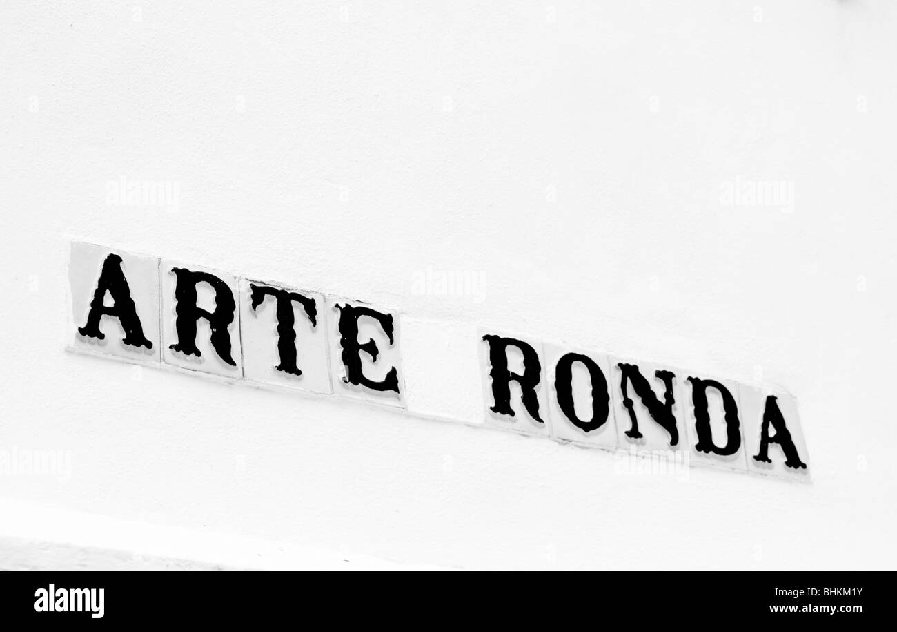 Arènes de Ronda (Andalousie) - Espagne Banque D'Images