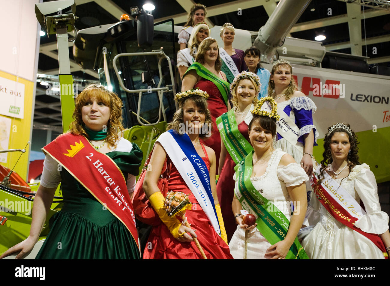 Les reines de la récolte, la Semaine verte 2010 à Berlin, Allemagne, Europe Banque D'Images