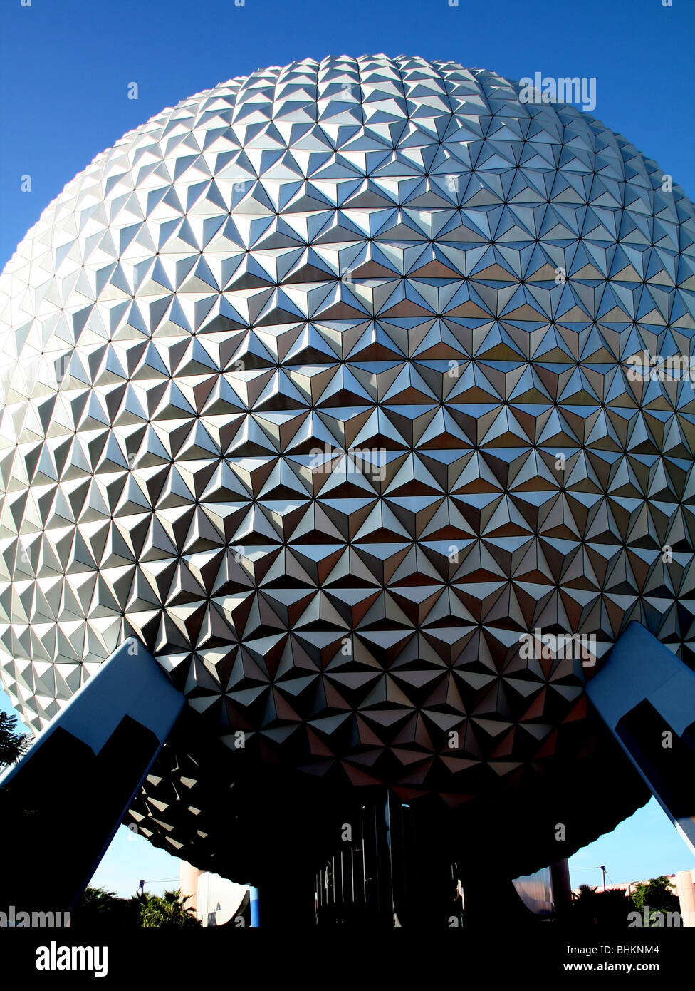 Spaceship Earth à Epcot, Orlando Florida USA Banque D'Images