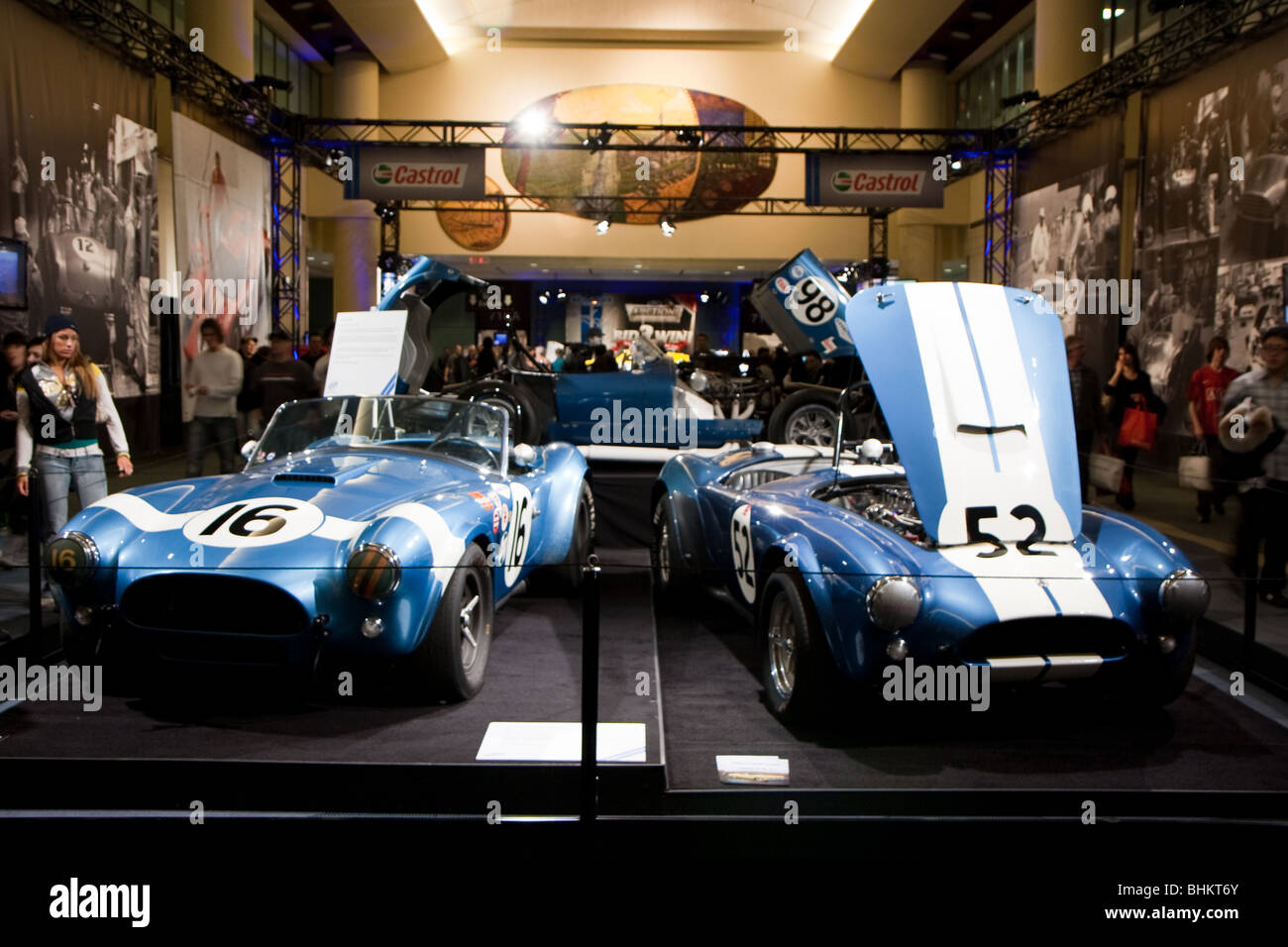 "Carroll Shelby' 'Allard J2X' voitures de course vintage Banque D'Images