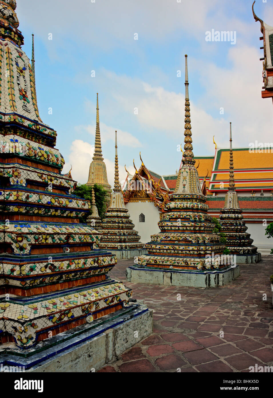 Wat Pho BAngkok Thaïlande Banque D'Images
