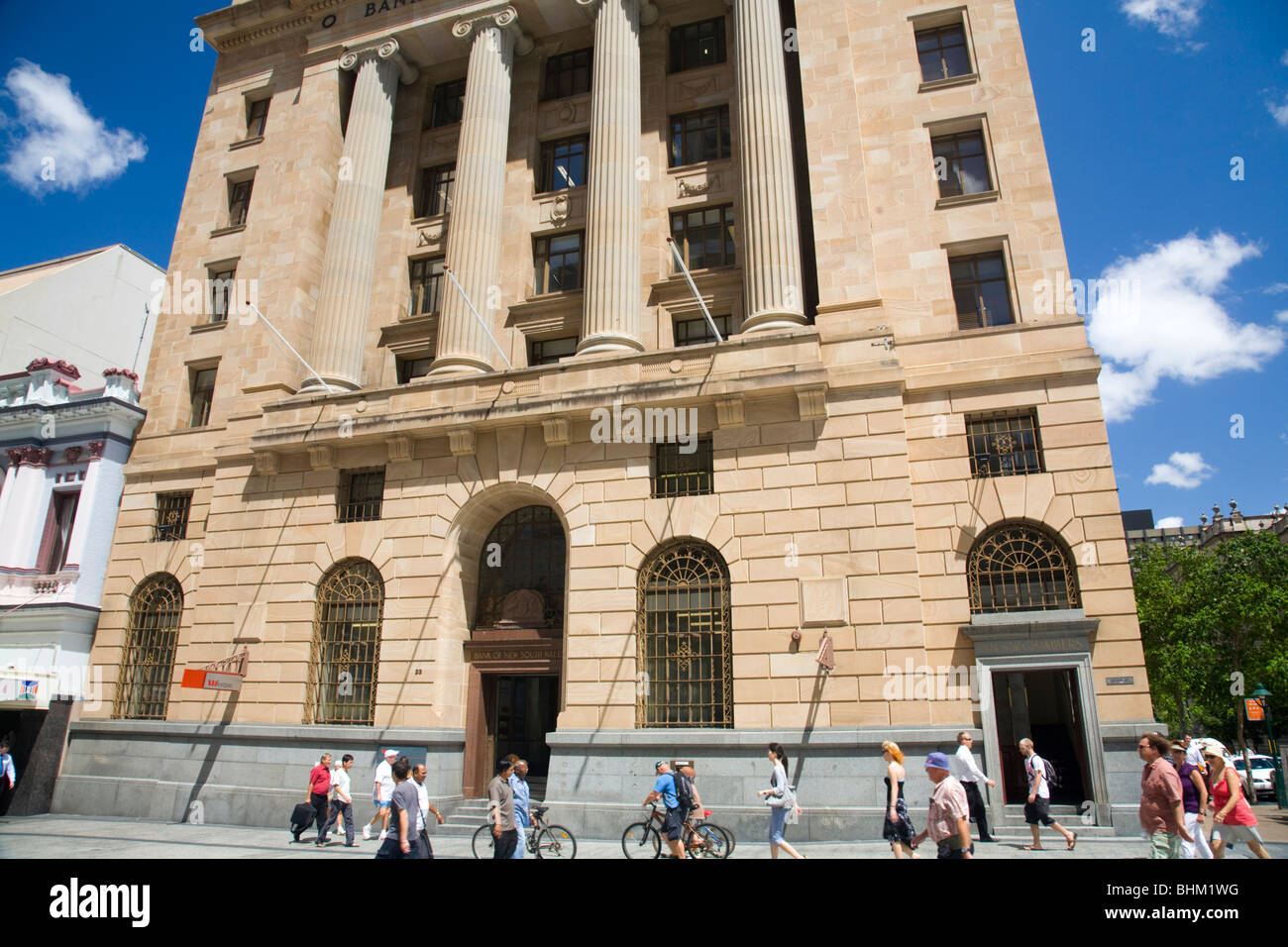Bank of New South wales Building dans Queen Street, Brisbane, Queensland, Australie Banque D'Images
