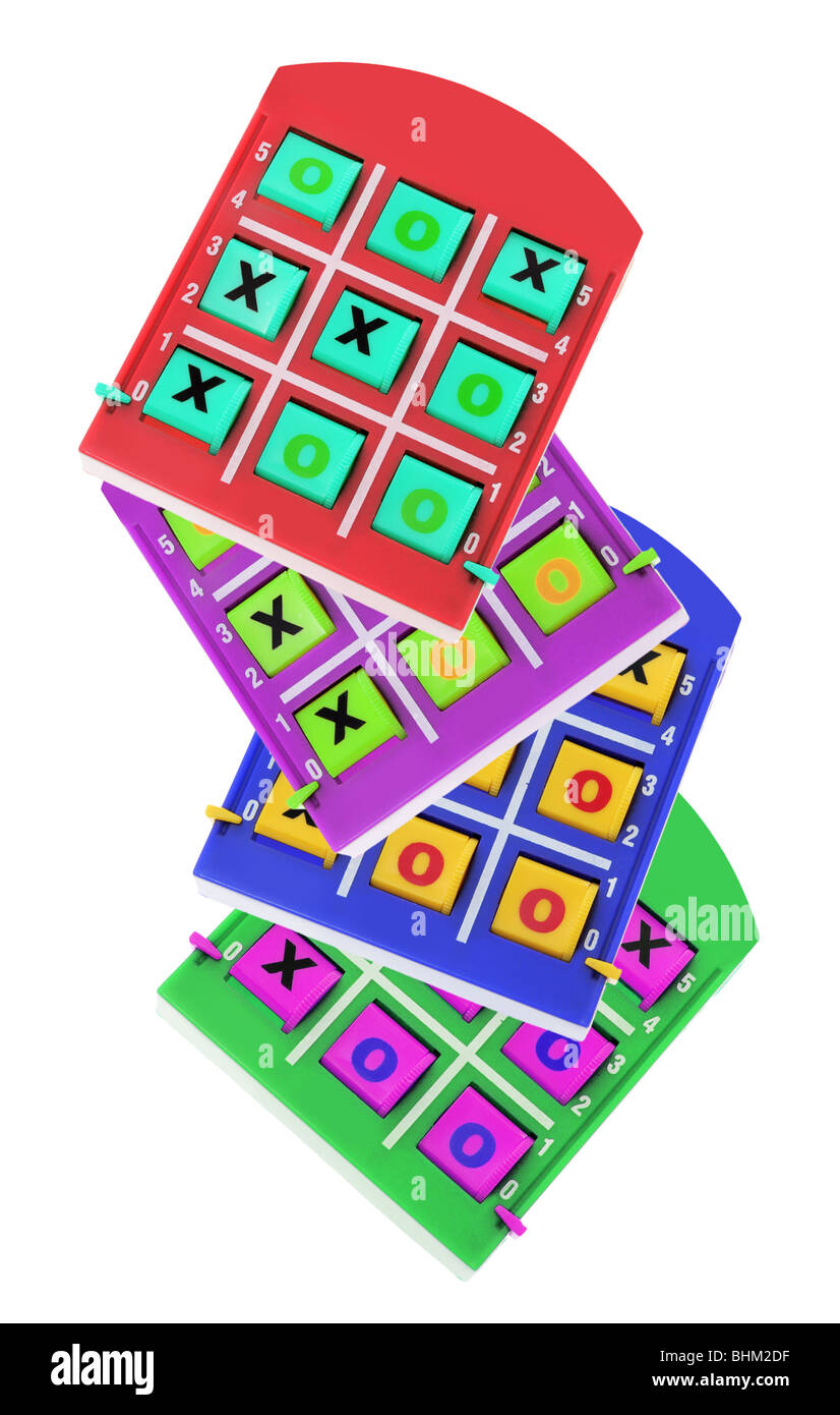 Jeux de Tic Tac Toe Banque D'Images