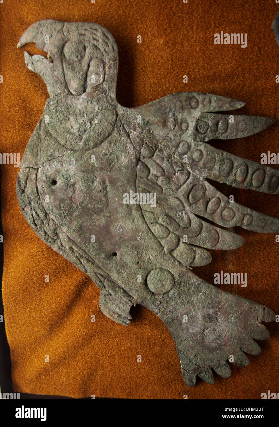 Artefact effigie d'oiseaux Hopewell Culture National Historical Park Chillicothe Ohio Banque D'Images