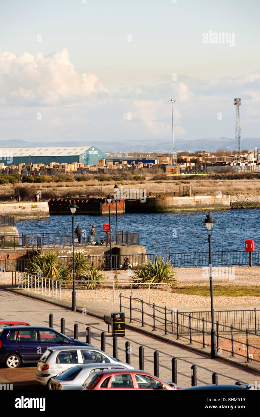 Barry Waterfront de galles Royaume-uni Grande-Bretagne Banque D'Images