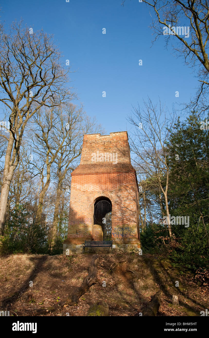 L'Obélisque monument, Camberley, Surrery, Angleterre Banque D'Images