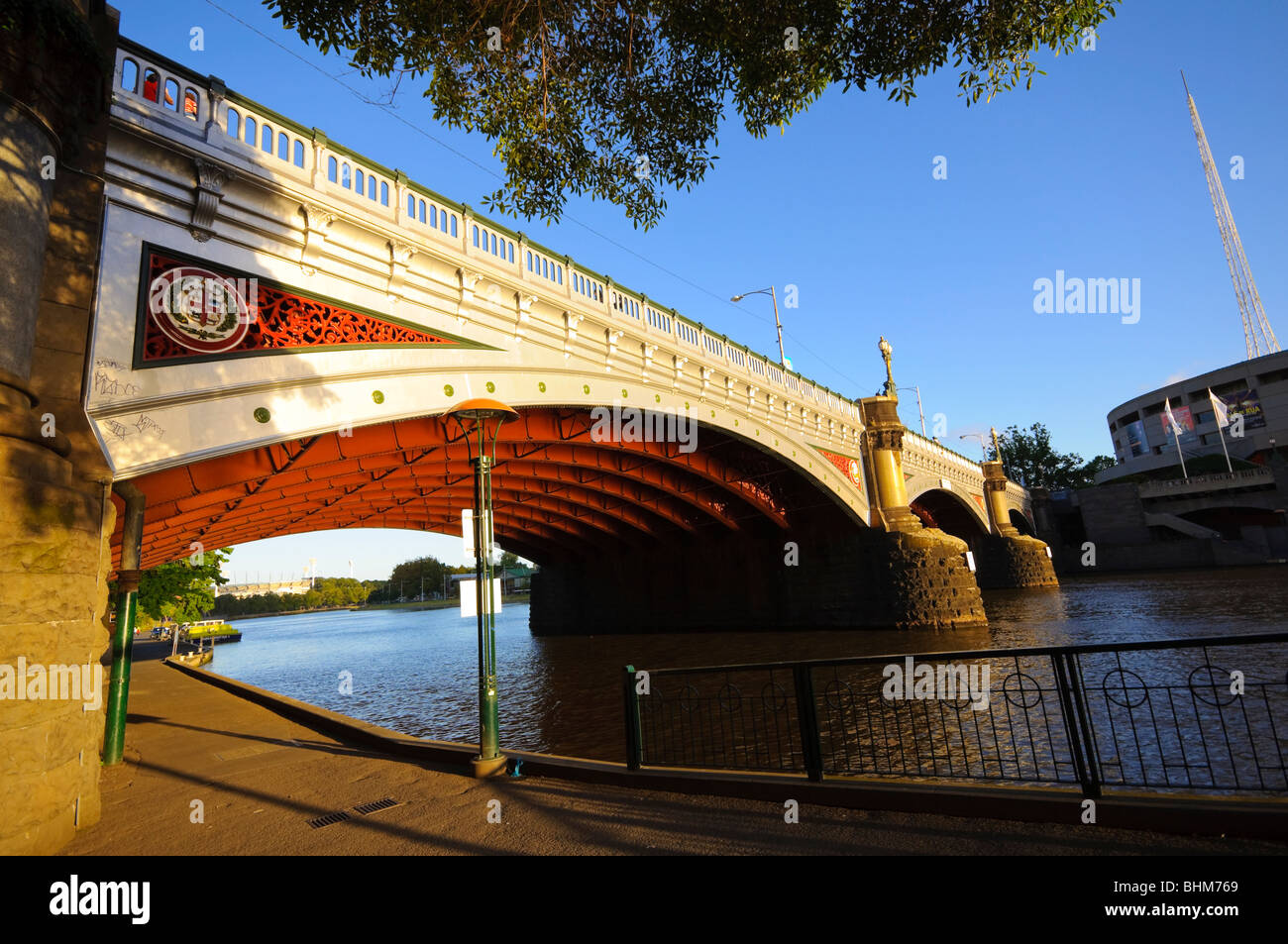 Princes Pont sur le Fleuve Yarra, Melbourne Banque D'Images