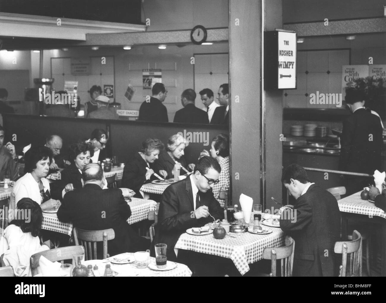 Le restaurant de Barnet, Middlesex Street, London E1, août 1966. Artiste : Eh Emanuel Banque D'Images