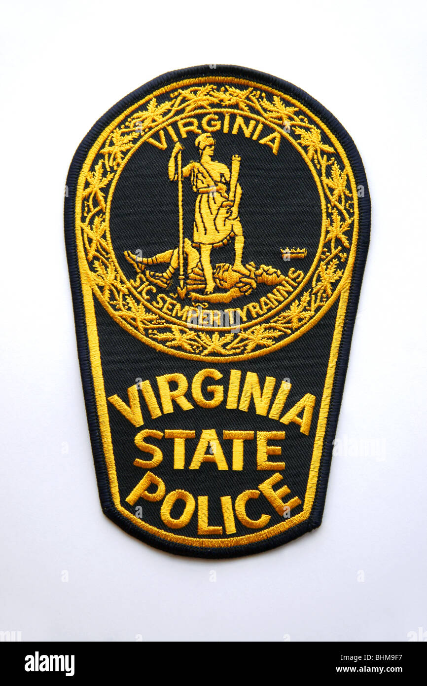 Patch de la Virginia State Police Banque D'Images