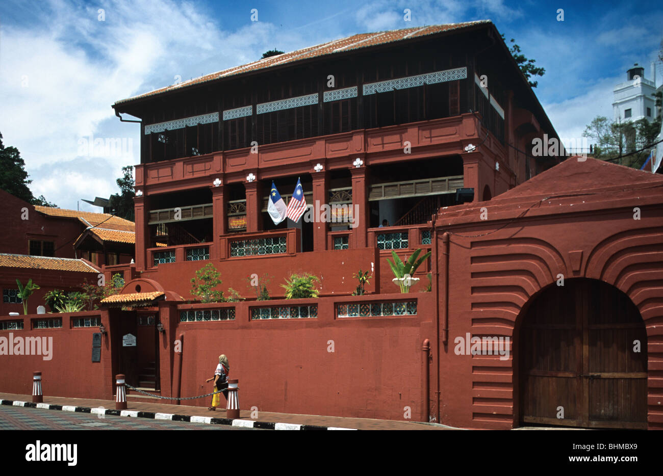 Dutch Colonial architecture coloniale ou (c17/18e), maintenant Musée islamique, Melaka, Malaisie