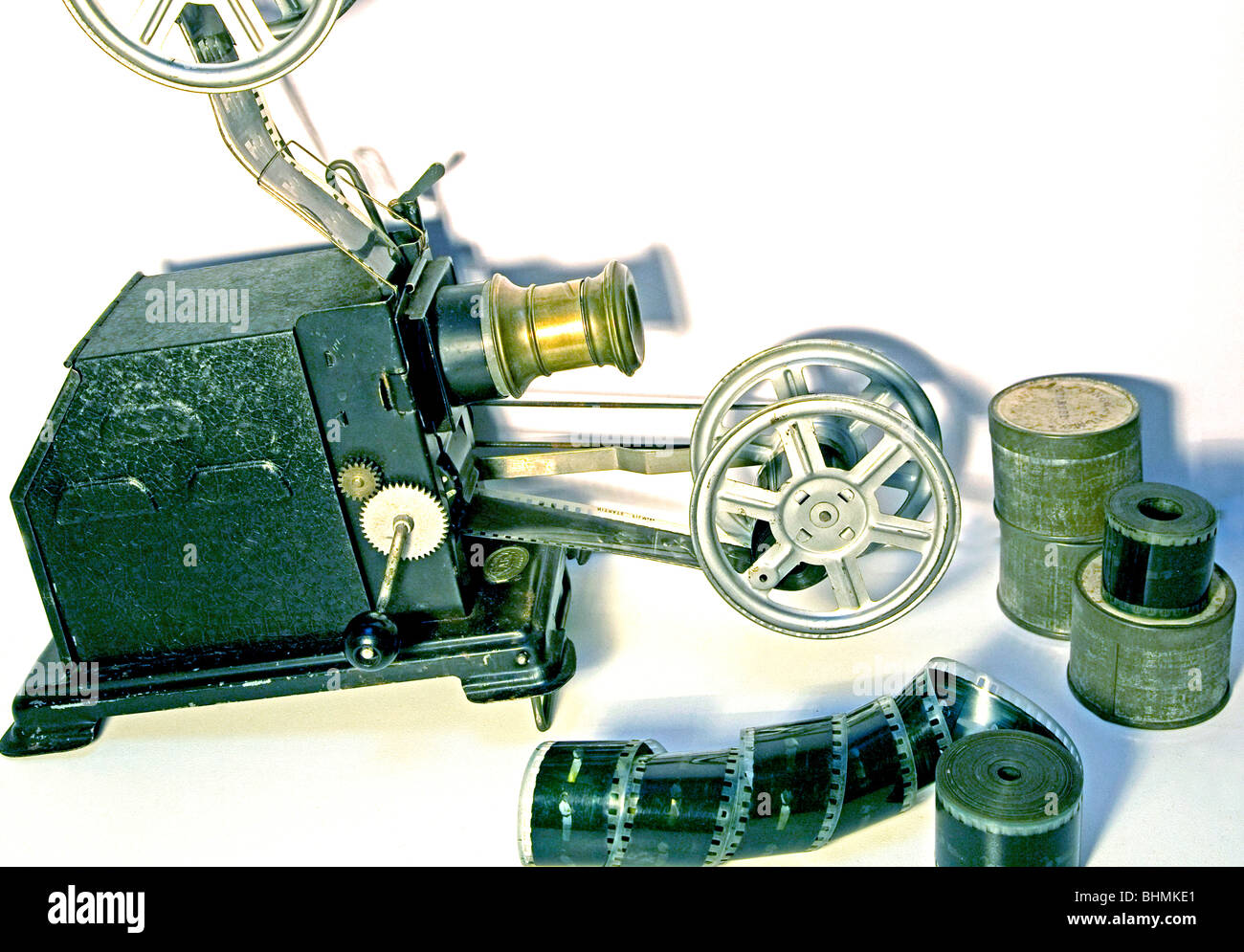 20e siècle accueil projecteur cinéma 35 mm Banque D'Images