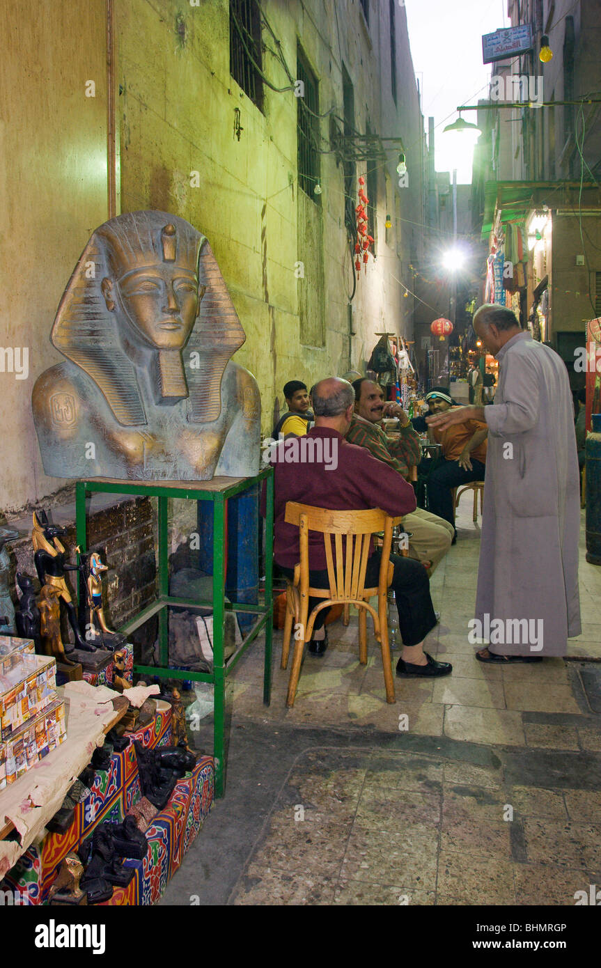 Khan el Khalili Le Caire, Egypte Banque D'Images