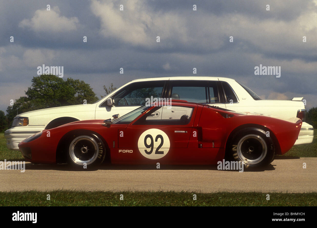 Ford GT40 MK 1 1966. GT 40 peuplements de 40 pouces de haut. Banque D'Images