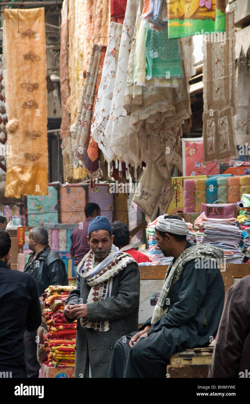 Vieux Caire près de la mosquée El Azhar Banque D'Images