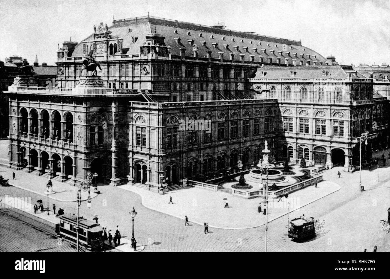 Géographie / voyages, Autriche, Vienne, opéra national, Ringstrasse, Opernring, vers 1910, Banque D'Images
