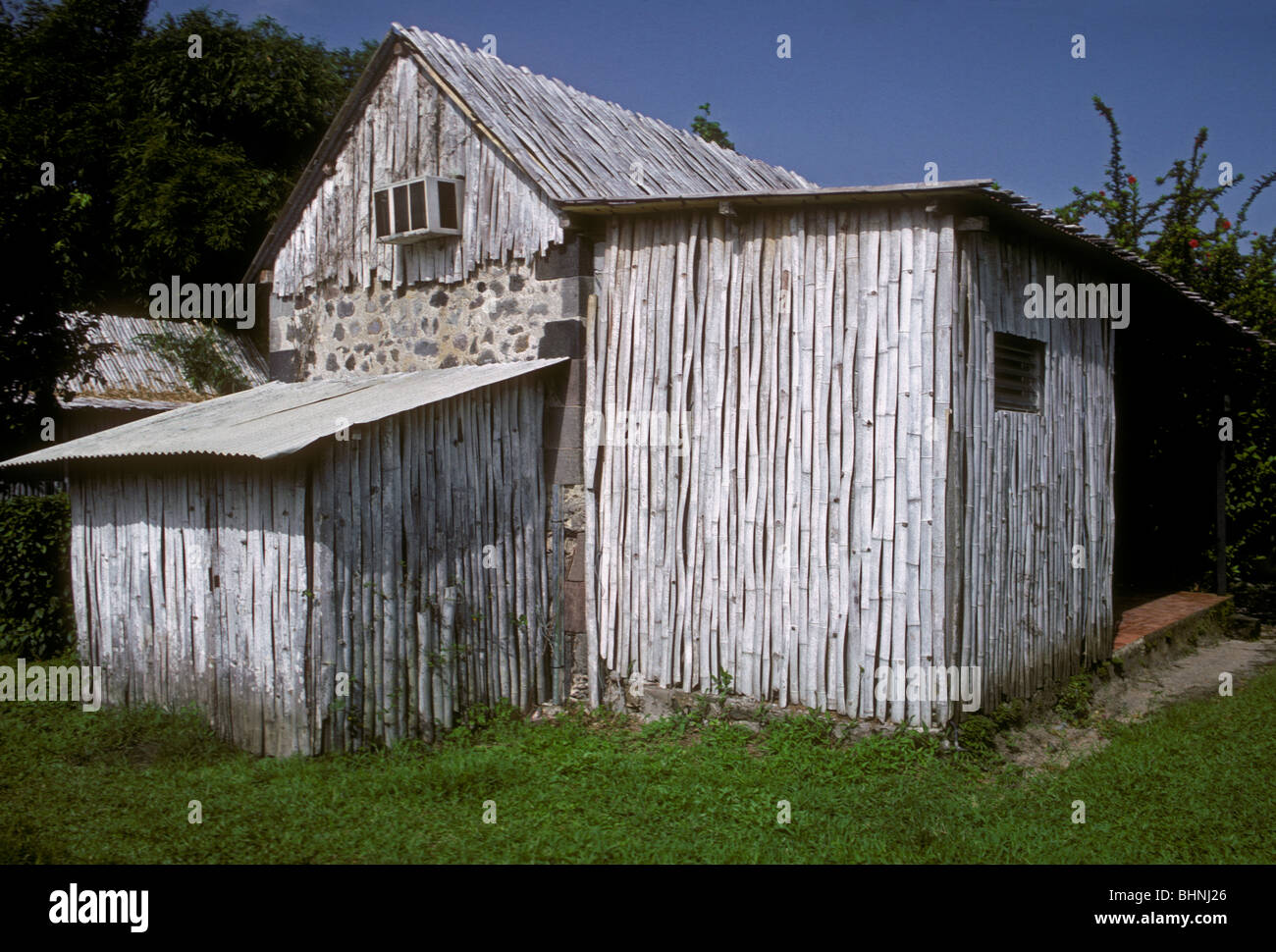 Les anciens esclaves, esclaves, esclaves, Plantation Leyritz, Basse-Pointe, Martinique, Antilles françaises Banque D'Images