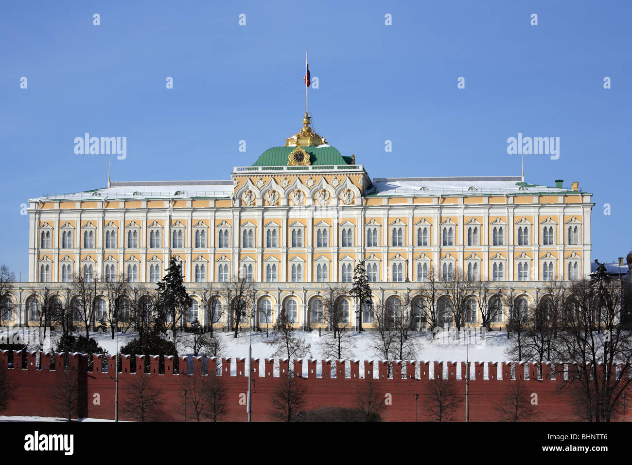 Le Grand Palais du Kremlin (President Palace) à Moscou, Russie. Banque D'Images