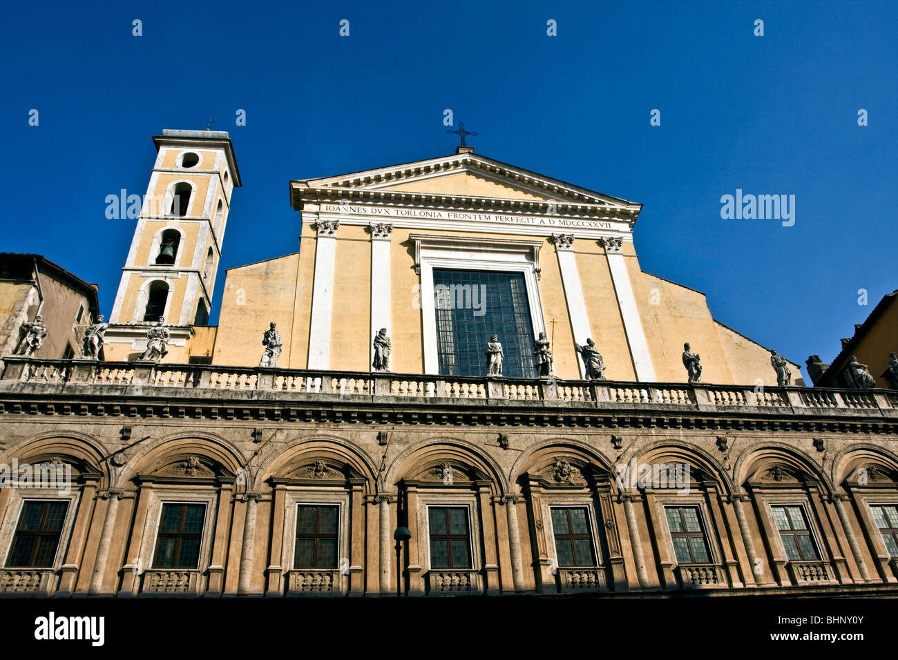 L'Église des Douze Saints Apôtres, Rome, église baroque, Baccio Pontelli, Carlo Rainaldi, Carlo Fontana architectes, 1714 Banque D'Images