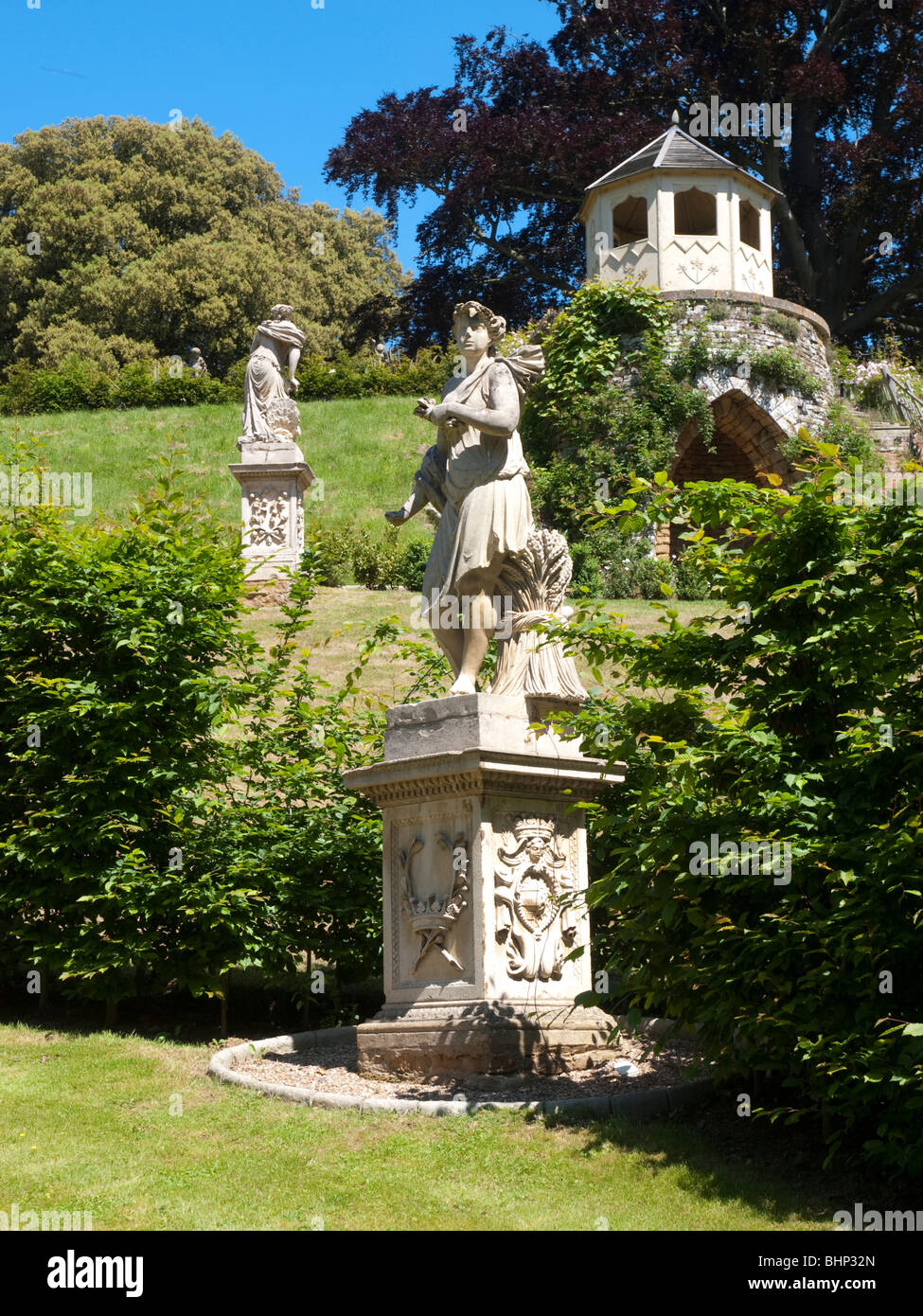 Château de Belvoir et Jardins, près de Grantham dans Leicestershire Angleterre UK Banque D'Images