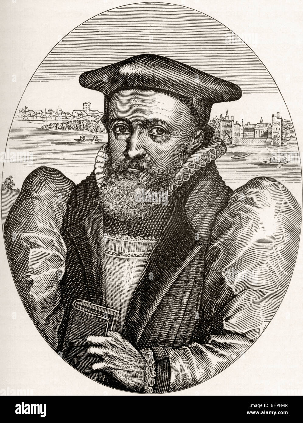 George Abbot, 1562 à1633. English divin et l'archevêque de Canterbury. Banque D'Images