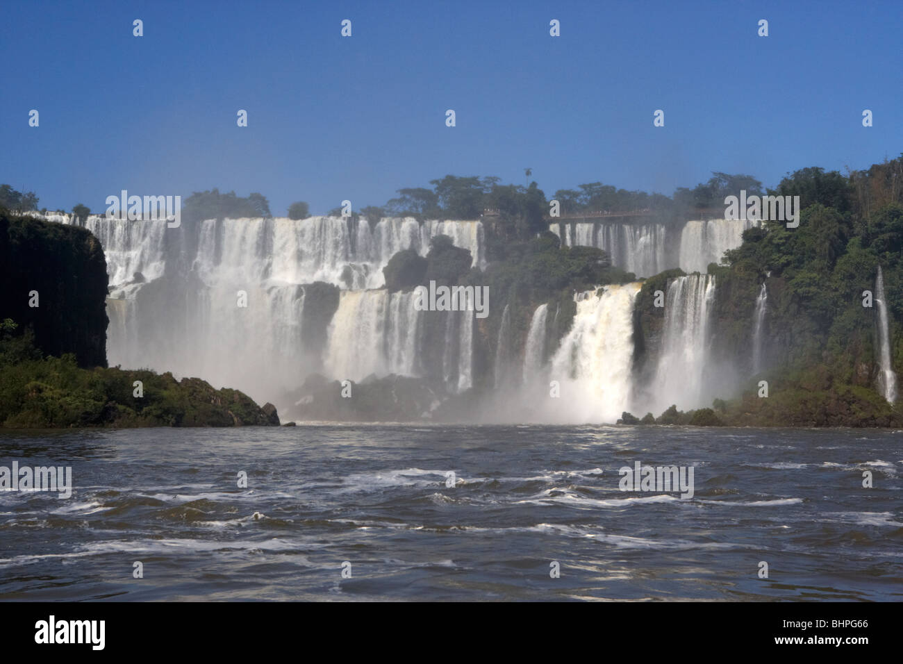 Chutes d'Iguaçu à Iguazu national park, république de l'Argentine, l'Amérique du Sud Banque D'Images
