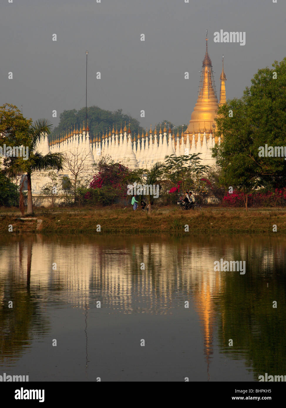 Le Myanmar, Birmanie, Mandalay, la Pagode Sandamani, Banque D'Images
