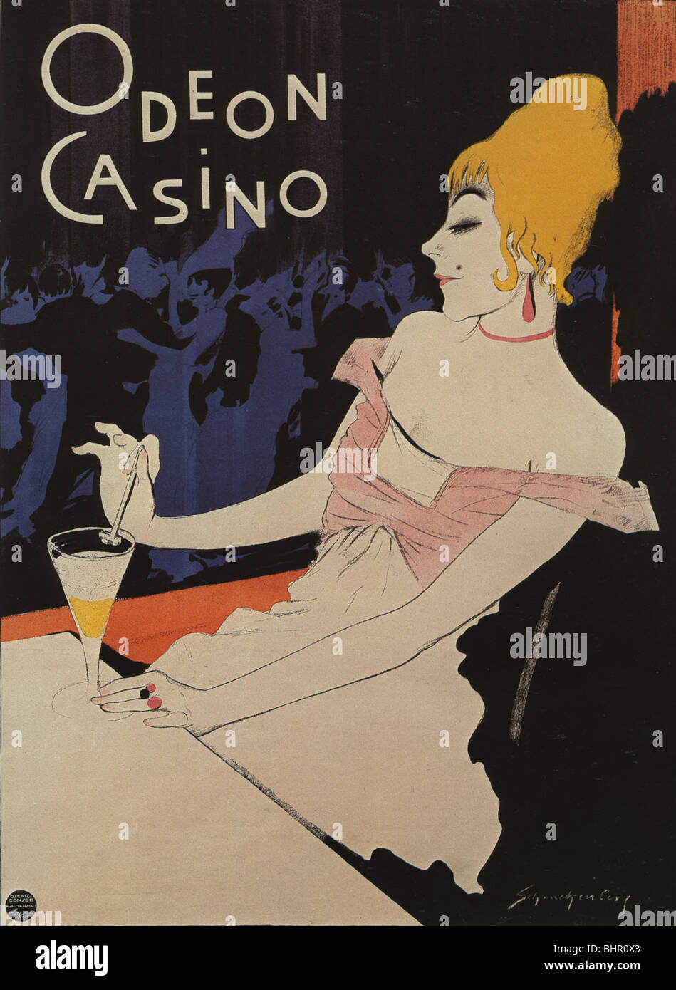 Walter Schnackenberg Odéon Affiche Casino 1925 Banque D'Images