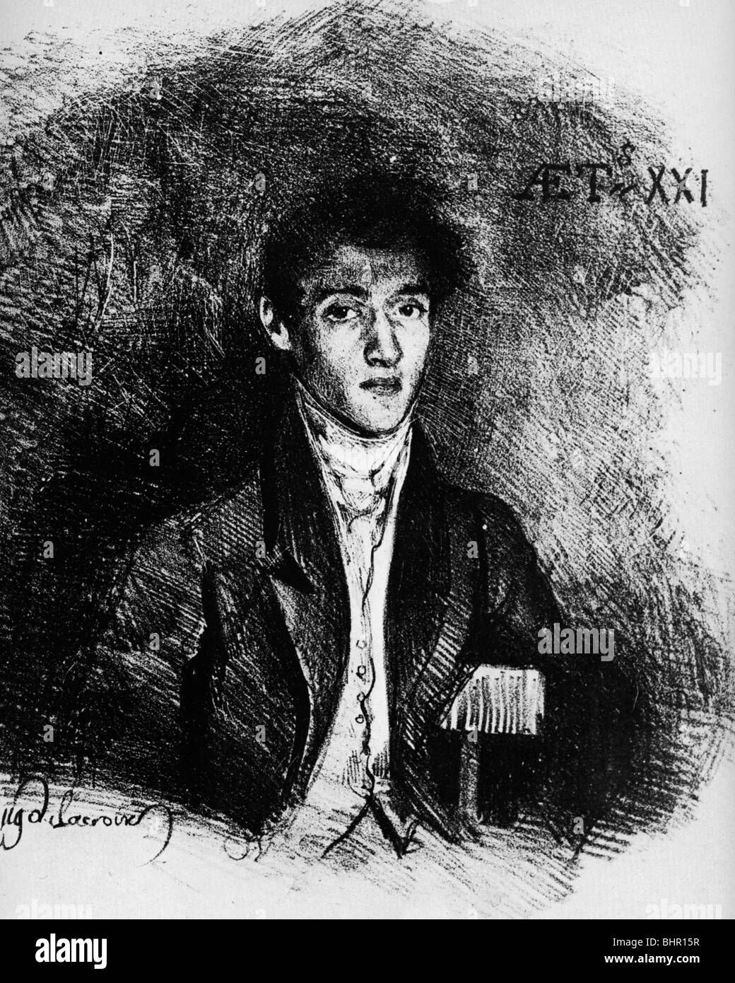 Eugène Delacroix Le Baron Schwiter 1826 Banque D'Images