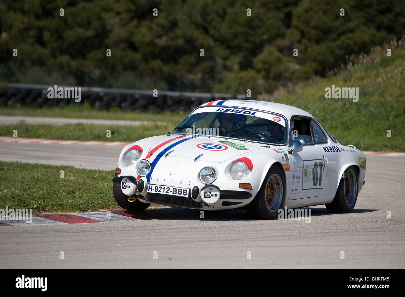Course De Rallye 1969 Renault Alpine A110 Berlinette dans une course de rallye ...