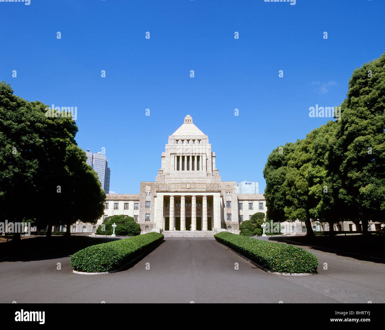 Bâtiment de la Diète nationale, Chiyoda, Tokyo, Japon Banque D'Images