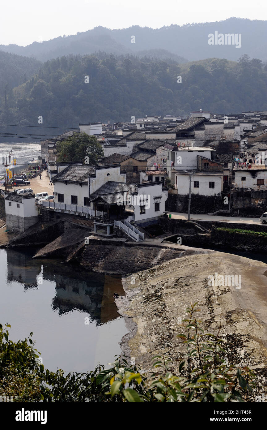 Wangkou village de Wuyuan, province de Jiangxi, Chine. Banque D'Images
