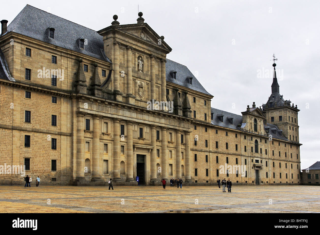 Le site Royal de San Lorenzo de El Escorial Banque D'Images