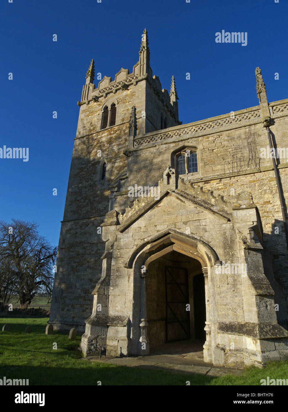 St Wilfrid's Church à Honington, Lincolnshire, Angleterre. Banque D'Images