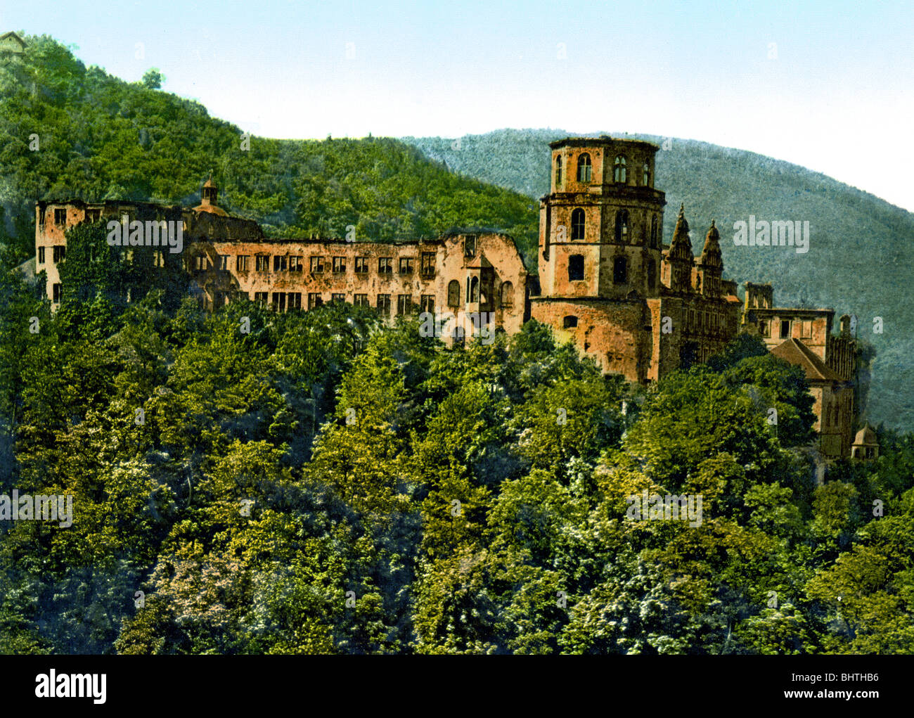 Schloss Heidelberg Banque D'Images