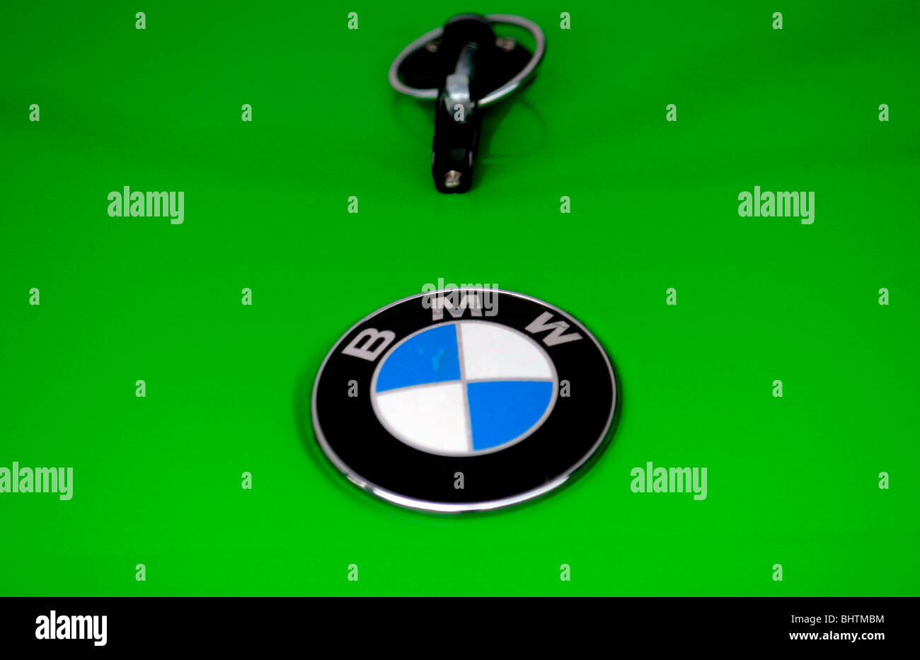 Badge de capot BMW Banque D'Images