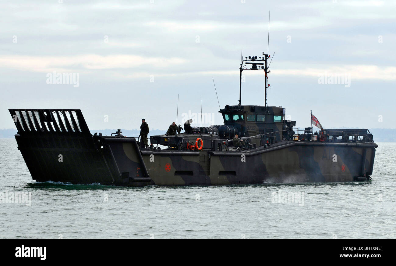 "Royal Marines' beach landing craft Banque D'Images