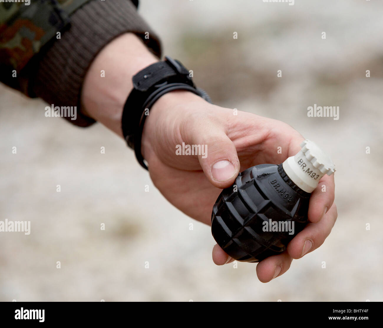 Des explosifs et munitions, Sarajevo, Bosnie et Herzégovine Banque D'Images