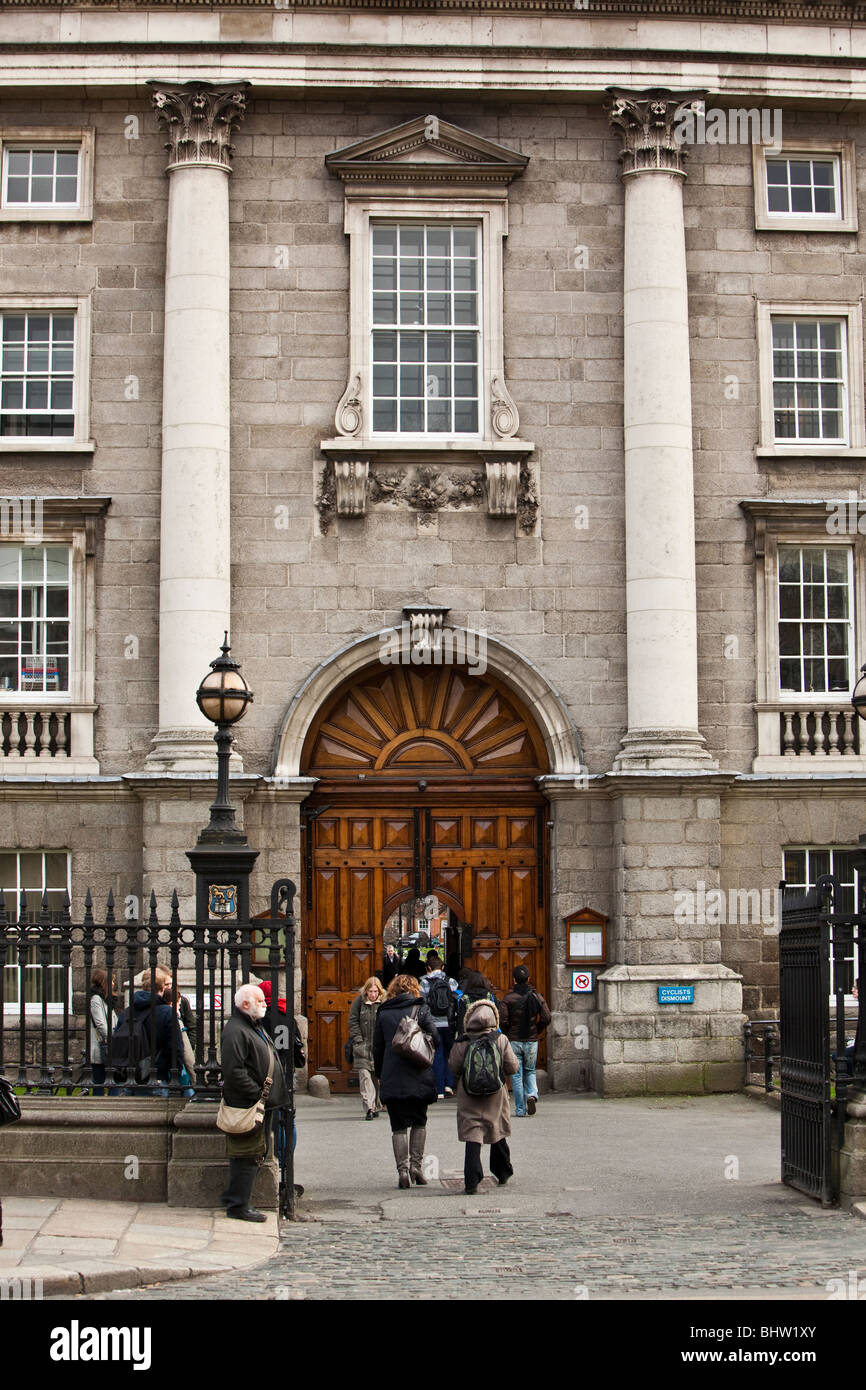 Trinity College. Dublin, Irlande. Banque D'Images