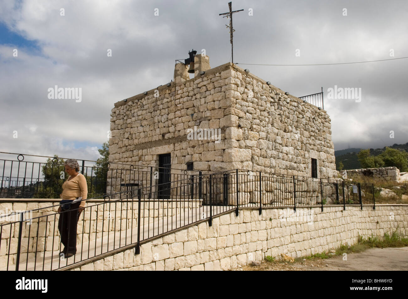 L'église historique au Liban Moyen-orient Banque D'Images