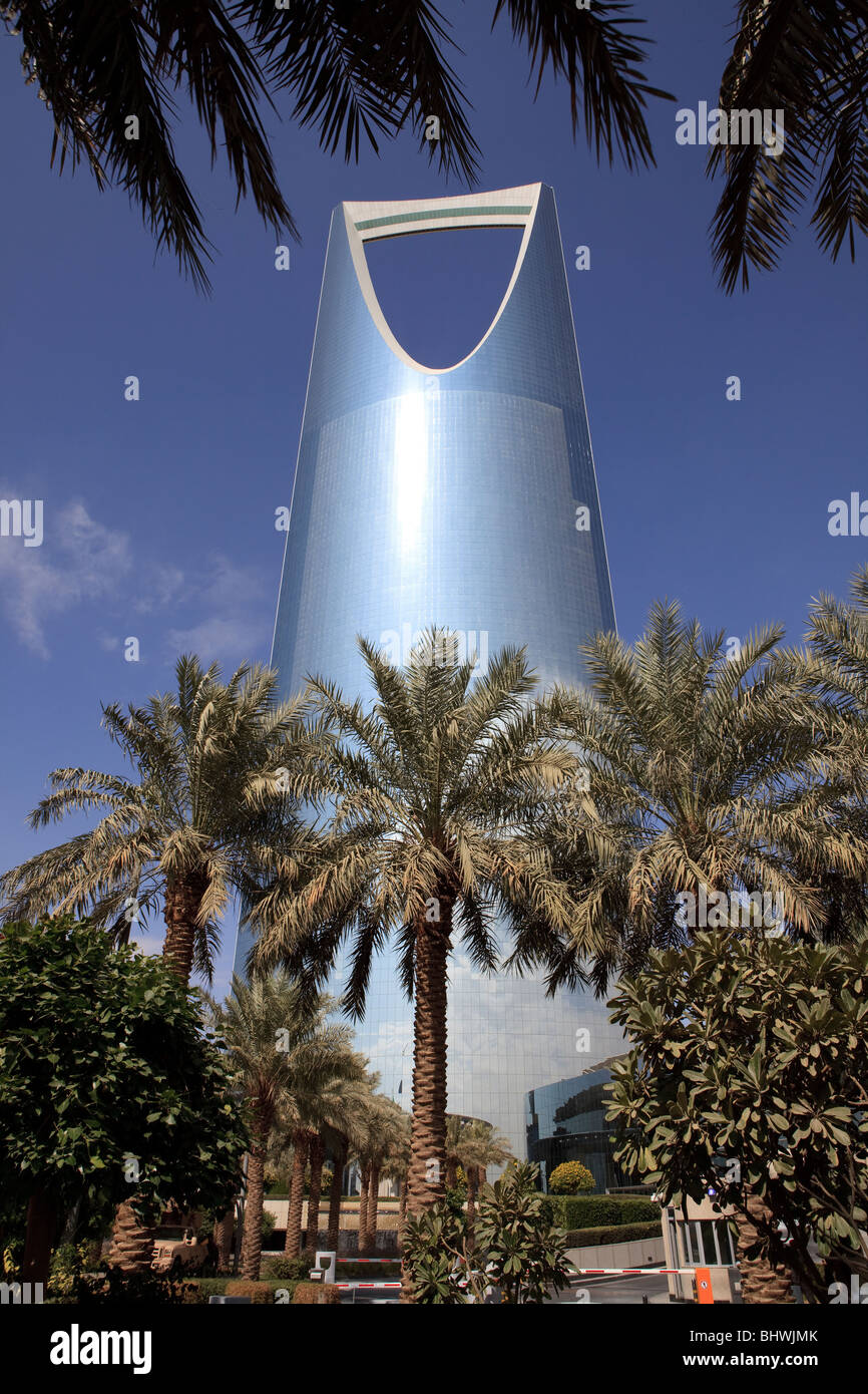 Kingdom Tower Riyad Arabie Saoudite Arabian Muslim Banque D'Images